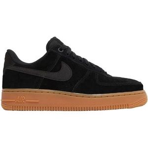 Black Suede Nike Air Force 1’s